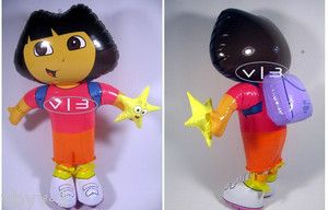DORA the EXPLORER Figure Doll INFLATABLE Blow Up kids Toys Party Favor