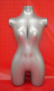 Fashion Display Female Inflatable 3 4 Body Torso Mannequin Dummy Model