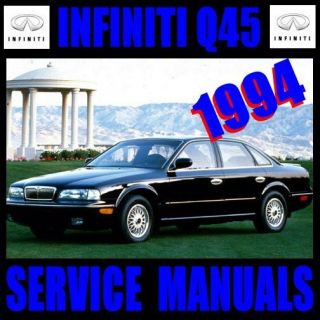 1994 94 Infiniti Q45 Service Repair Workshop Shop Manual Maintenance
