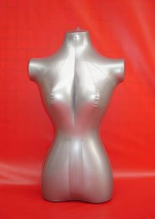  PVC Female Half Body Inflatable Mannequin Dummy Torso Model