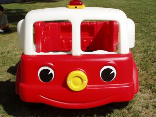 LIGHT WORKS! STeP 2 FIRE ENGINE FiRe TruCK ToDDleR BeD LOCAL PICK UP