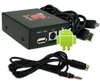  USB Android Droid Motorola Galaxy AUX IN Car Adapter TRUNK INSTALL