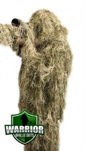 Warrior Ghillie Suit 3D Camouflage Complete Ghillie Size M L Field