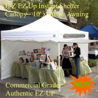 EZ Up Instant Shelter Canopy 10 x 10 w Awning