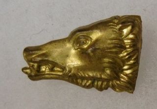 Original WW2 Vintage Italian Wolfs Head Insignia Device