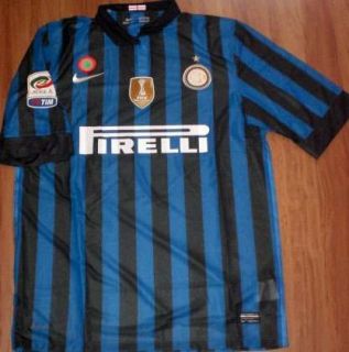 Inter milan soccer jersey Forlan 9 shirt nike home uruguay SIGNED