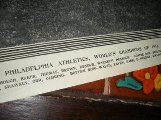 1913 National Police Gazette Philadelphia Athletics Worlds Champions