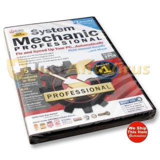 Iolo System Mechanic Professional V10 New Version 3 Pcs 813279004408