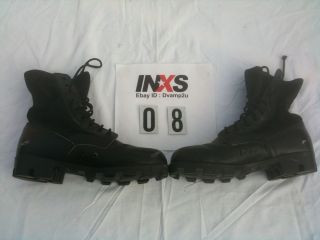 INXS Black Army Boots Mens Size 9R 08
