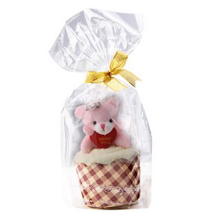 USD $ 3.59   Sweet Bear Design Mini Cotton Towel for Valentine/Party