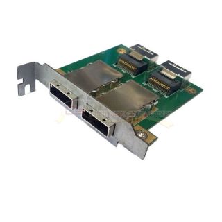 Ports PCI SAS Adapter Internal SFF 8087 to Exter 8088 Low Profile