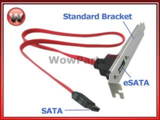 Internal SATA Serial ATA to External eSATA Host Bracket