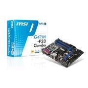 MSI G41M P33 Combo LGA775 Intel G41 Board DDR2 DDR3 PCI E Micro ATX