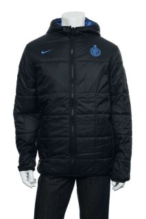  Athletic Department Black Color Block Inter Milan Puffy Jacket