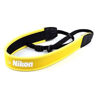 NEW yellow camera Neoprene Neck Strap for Nikon D40X D60 D70s D80 D200