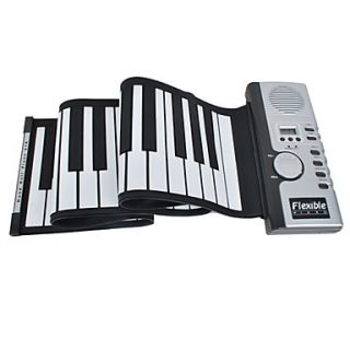 USD $ 49.99   Cheap 61 Key Digital Roll up Soft Keyboard Piano with