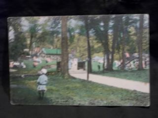 1910 Scene in Union Park Dubuque Iowa