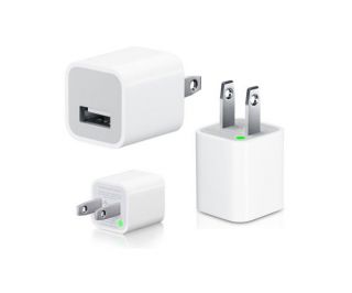 USB AC Power Wall Charger Adapter USB Cable for iPhone 3G 4G iPod