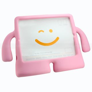  Soft Foam Case with Free Stand for Kids Fit Apple iPad 2 3 Pink