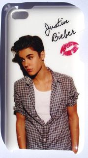 Justin Bieber Signed Hard Back Case for iPod Touch 4 4G 4th New