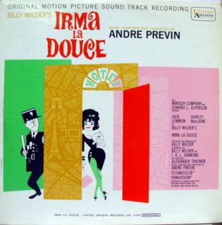 Soundtrack Irma La Douce LP Mint UAL 4109 Vinyl 1963 Record