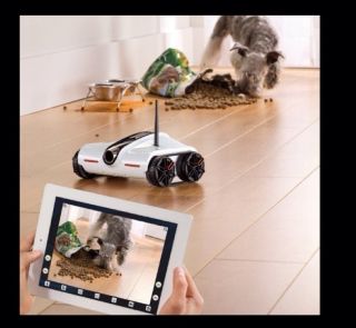 Brookstone Rover iPhone iPad App Controlled Wireless Spy Tank with