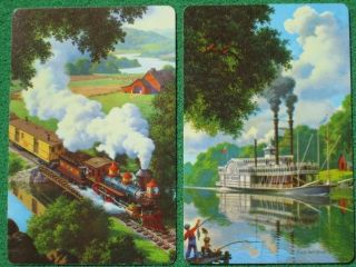 Paul Detlefsen Iron Horse Old River Days Playing Card