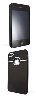  Cover w Chrome for iPhone 4 4G Case Protector Apple 4S Bumper