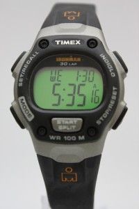 New Timex Ironman Triathlon Chrono Rubber Band Watch 37mm T53151