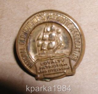 National Old Ironsides Patriotic Association Label Pin