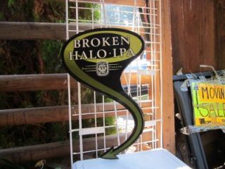 Broken Halo IPA Beer Sign All Metal