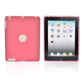 For Apple iPad 2 WiFi 3G Pink Rubber Case