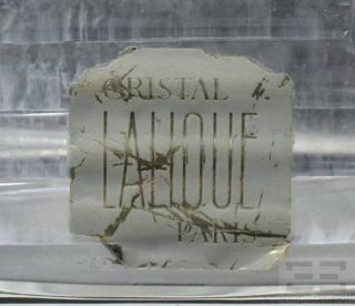 Lalique Crystal Duncan Perfume Bottle