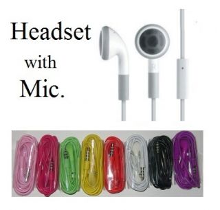  Mic iPhone 4 4S 3G 3GS iPod Touch Nano 8 Colors Fast SHIP U S