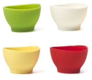 iSi Silicone Pinch Bowls Mini Food Prep Bowl Set 4 Colors Kitchen