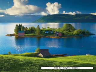  Ravensburger jigsaw puzzle 1500 pcs: Island in Hordaland Norway 162574