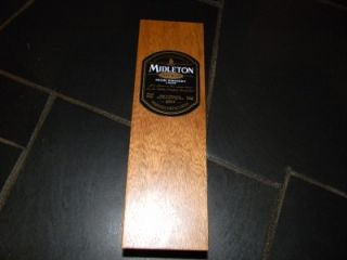 Midleton Irish Whiskey Wooden Box Container Liquor