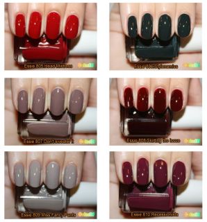 Essie 2012 Fall Collection Stylenomics 6 bottle set (whole set,Full