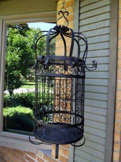 Wrought Iron Vintage Bird Cage