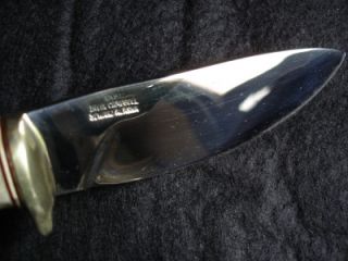 Irvin Campbell Alaska Artist Oosik Walrus Bone Handle Hunting Knife