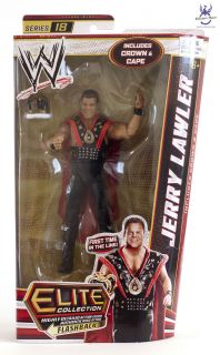 Mattel WWE Elite Series 18 JERRY LAWLER WWF Basic The King IN HAND MOC