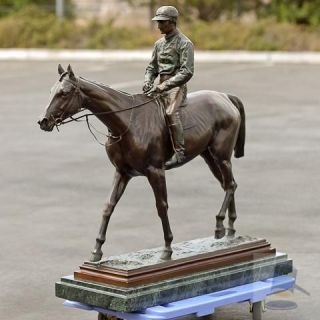 Isidore Bonheur 32” Large Horse Jockey Bronze Recast