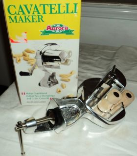 Cavatelli Maker Aurora Italian Pasta Dumpling Gnocci Maker New