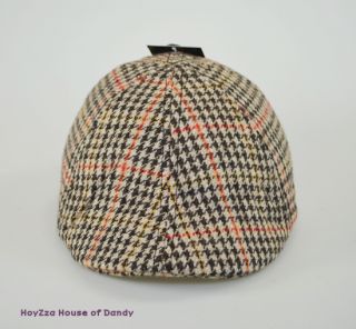 Mens Casual Plaid Ivy Hat Duck Bill Curved Cabbie Drivers Cap 2210 s M