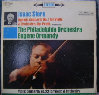 Isaac Stern Bartok Viotti Concertos Columbia Stereo LP