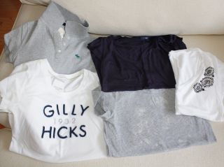 Womens Lot XS J Crew Abercrombie and Fitch Gilly Hicks Gap Shirt Polo
