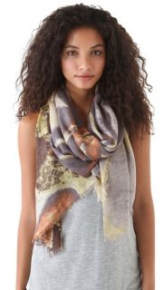 Tilo Abstract Flower Print Scarf