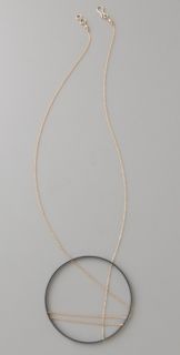 Vanessa Gade Jewelry Inner Circle Large Crisscross Necklace