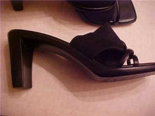 Italian Shoemakers Brand Sandals Size 6 0M Black Italy