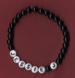 Custom Personalised Caption Bracelet with Larger Beads